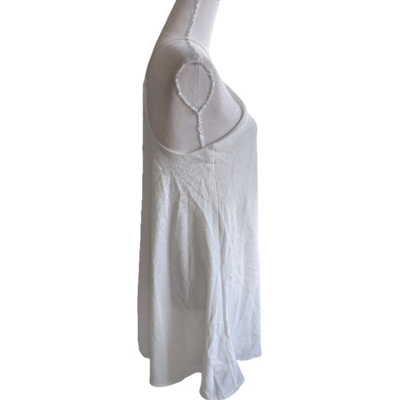 NWT Lulu's White Halter Mini Dress Cross Front Straps Open Back Size Small - Picture 7 of 11
